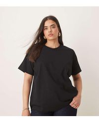 ASOS - Asos Design Curve Regular Fit Crew Neck T-shirt - Lyst