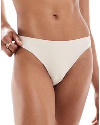 ONLY - String invisible non tissé - beige - Lyst