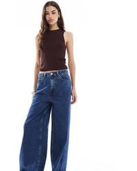 ASOS - Asos Design Tall High Waist Wide Leg Jeans - Lyst