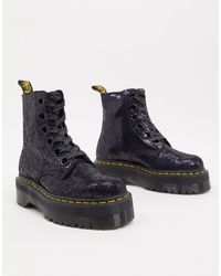 Dr. Martens Ботинки Jadon С 8 Глазками Для Шнуровки В Цвете Черный