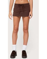 Edikted - Bayside Slitted Micro Skort - Lyst