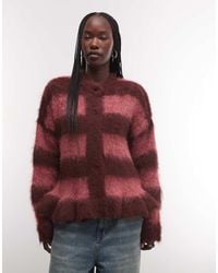 The Ragged Priest - Oversized Fluffy Knit Cardigan - Lyst