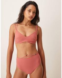 Calvin Klein - Bralette-Bikinitop Met Logo - Lyst