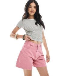 ASOS - Denim Longline A Line Short - Lyst