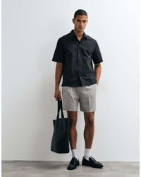 ASOS - Tailored Pleated Wide Shorts - Lyst