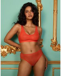Playful Promises - Veronica Microstripe Hipster Brief - Lyst