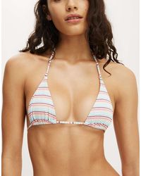 Cotton On - Micro String Triangle Bikini Top - Lyst