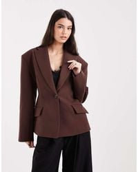 ASOS - Sculpt Cinch Waist Blazer - Lyst