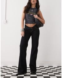 Lioness - Cocoon Curved Waist Stretch Sculpt Straight Leg Jeans - Lyst