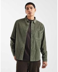 ASOS - Regular Fit Cord Shirt - Lyst