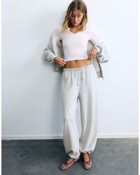 Pull&Bear - Joggers With Elastic Hem - Lyst