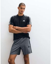 adidas Originals - Adidas Training Essentials Shorts With 3 Stripes - Lyst