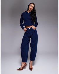 GOOD AMERICAN - Jeanius Barrel Sweatpants Co-ord - Lyst