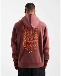 Nike - Solo Swoosh Graphic Hoodie - Lyst