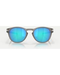Oakley - Latch Round Polarised Sunglasses With Mirrored Lens - Lyst