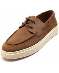 OFF THE HOOK - 'Daly' Suede Leather Casual Lace-Up Boat Shoes - Lyst