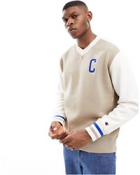 Champion - – rochester – sweatshirt mit v-ausschnitt - Lyst