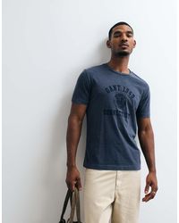 GANT - Varsity Chest Script Logo T-shirt - Lyst