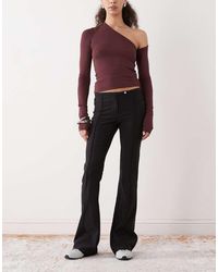Monki - Flared Tailored Pants - Lyst