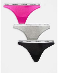 Calvin Klein - – icon logo – 3er-pack tangas - Lyst