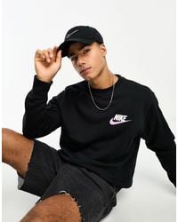 Nike - Club Fleece Crew Neck Sweatshirt - Lyst