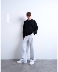 TOPMAN - Heavyweight Straight Leg Jogger - Lyst