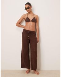 Abercrombie & Fitch - Swim Sheer Knitted Trouser - Lyst