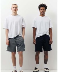 Pull&Bear - 2-pack Of Stwd Bermuda Short Sweatpants - Lyst