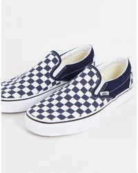 checkered vans trainers