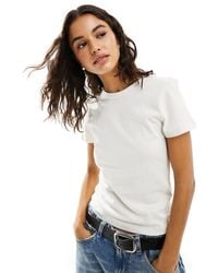 Weekday - Frida - t-shirt stile anni '90 bianca - Lyst