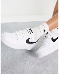 Nike - Air force 1 '07 - sneakers bianche e nere - Lyst