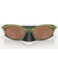Oakley - Plantaris Oval Sunglasses With Mirrored Lens - Lyst