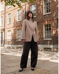 ASOS - Funnel Neck Wrap Blazer - Lyst