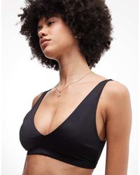 Weekday - Plunge Bikini Top - Lyst
