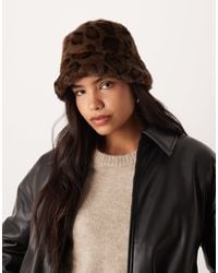 ASOS - Faux Fur Bucket Hat - Lyst