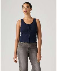 Levi's - Dry Goods Pointelle Lace Tank Top - Lyst