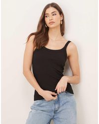 Gina Tricot - Rib Singlet Top - Lyst