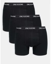 Only & Sons - 3 Pack Trunks - Lyst