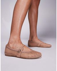 Steve Madden - Rejoice-m Mesh Ballet Flats - Lyst