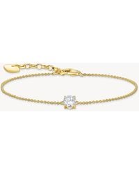 Thomas Sabo - – armband aus 925er-sterlingsilber mit 18-karätiger vergoldung - Lyst
