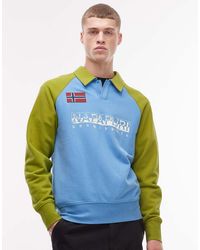 Napapijri - Poloshirt Met Lange Mouwen En Logo - Lyst