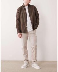 ASOS - Tailored Cotton Rich Slim Chino Trousers - Lyst