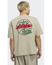 adidas Originals - Originals Basketball Tournament Tee - Lyst