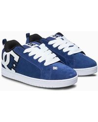 DC Shoes - Court Graffik Leather Trainers - Lyst