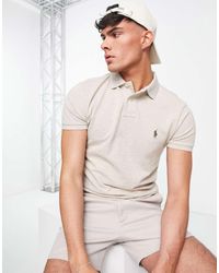 Polo Ralph Lauren - Slim-Fit Piqué Polo Met Iconisch Logo - Lyst