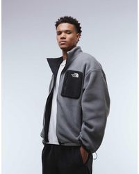 The North Face - Chaqueta Polar Negra Y Gris Reversible Yumiori De -Negro - Lyst