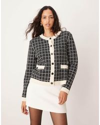 Y.A.S - Short Knit Cardigan - Lyst