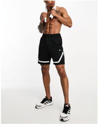 adidas Originals - Adidas - basketball pro block - pantaloncini neri - Lyst