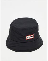 HUNTER - Quilted Logo Bucket Hat - Lyst
