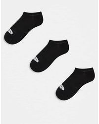 The North Face - 3 Pack Invisble Trainers Socks - Lyst